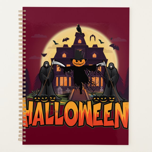 Agenda Pumpkin Scary House, Halloween (Frente)