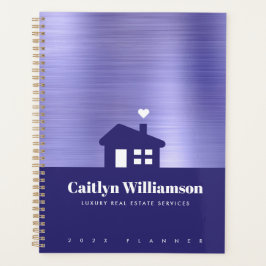 Agenda Purple Foil Real Estate Broker Professional House