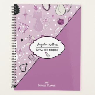 Agenda Purple Girly Mid-Century Salon