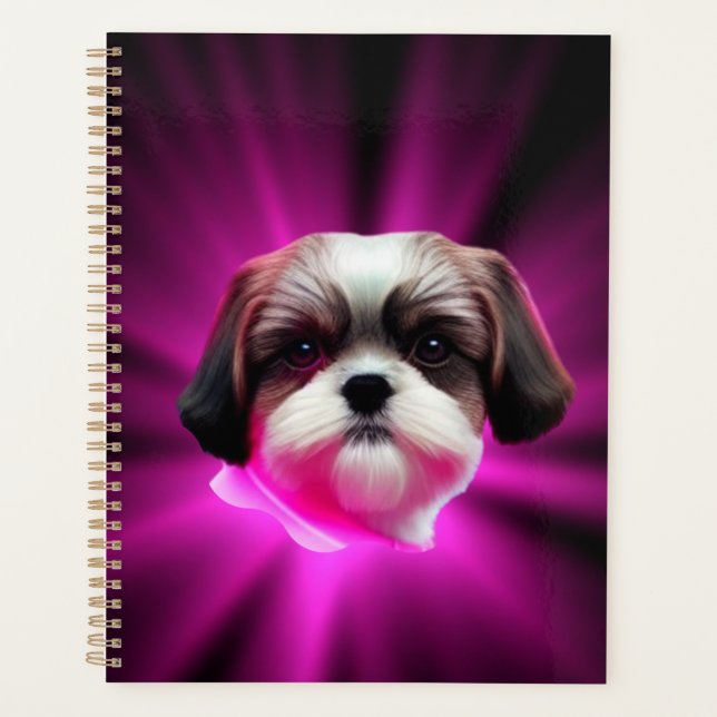 Agenda Purple Shih Tzu (Frente)