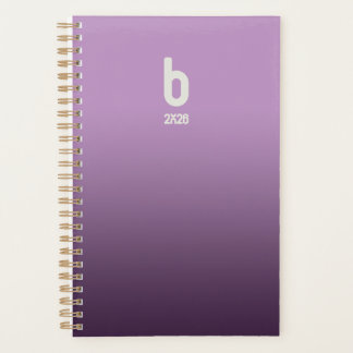 Agenda Purple Spiral Planner – 2026 Breath