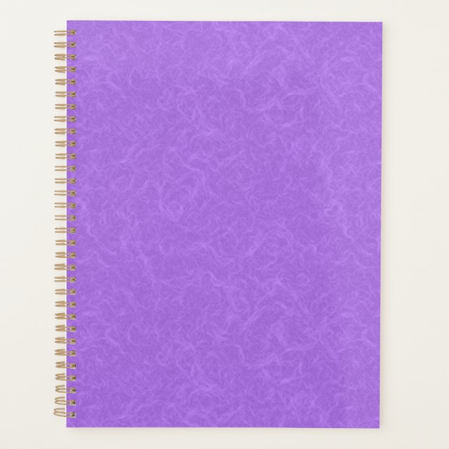 Agenda Purple textured surface with swirling pattern (Frente)