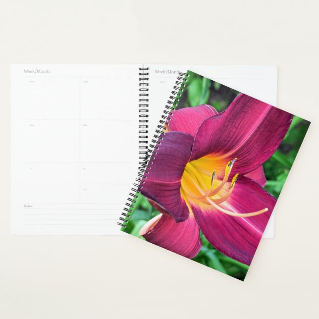 Agenda Púrpura Tigre Lily Planner (Exibição)