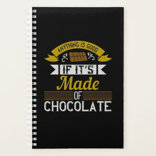 Agenda Qualquer Coisa É Boa Se É Feita De Chocolate