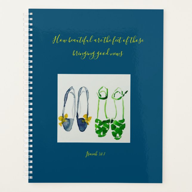 Agenda Que belos são os pés... Tara Lillian trabalho de a (Frente)