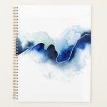 Agenda Quebra Glacial<br><div class="desc">Glacial Break III de Grace Popp. Linha azul espessa e vibrante feita em tons azuis profundos contra um fundo branco constrangedor.</div>