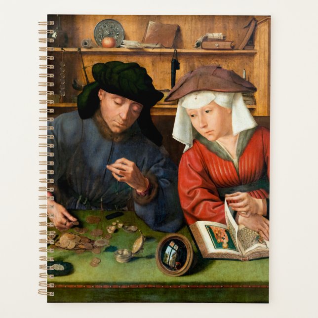 Agenda Quentin Matsys - O Moneylender e sua esposa (Frente)
