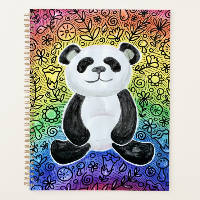 Agenda Rainbow Panda Planner (Frente)