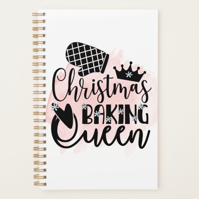 Agenda Rainha Baking de Natal (Frente)