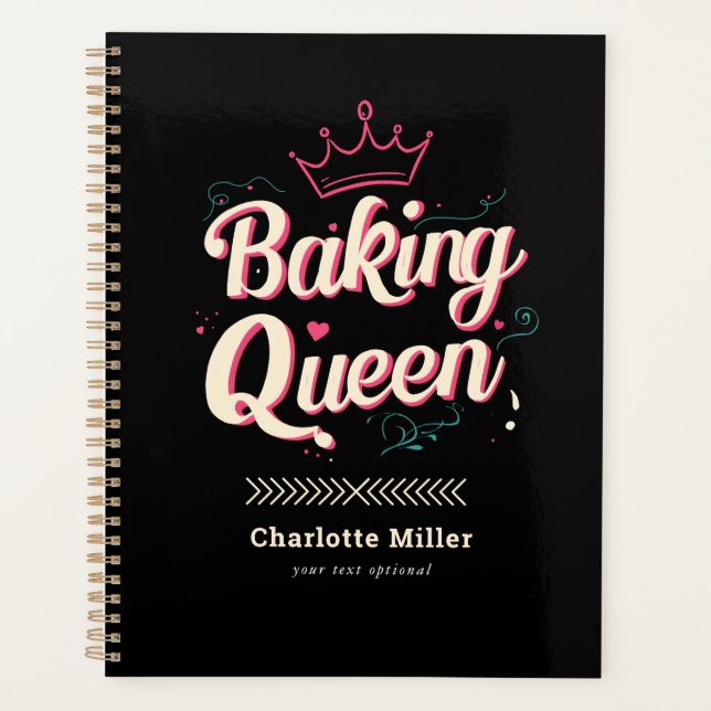 Agenda Rainha da Confeitaria – Personalizado  (Frente)