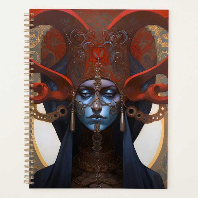 Agenda Rainha Deusa Fantasia Art (Frente)