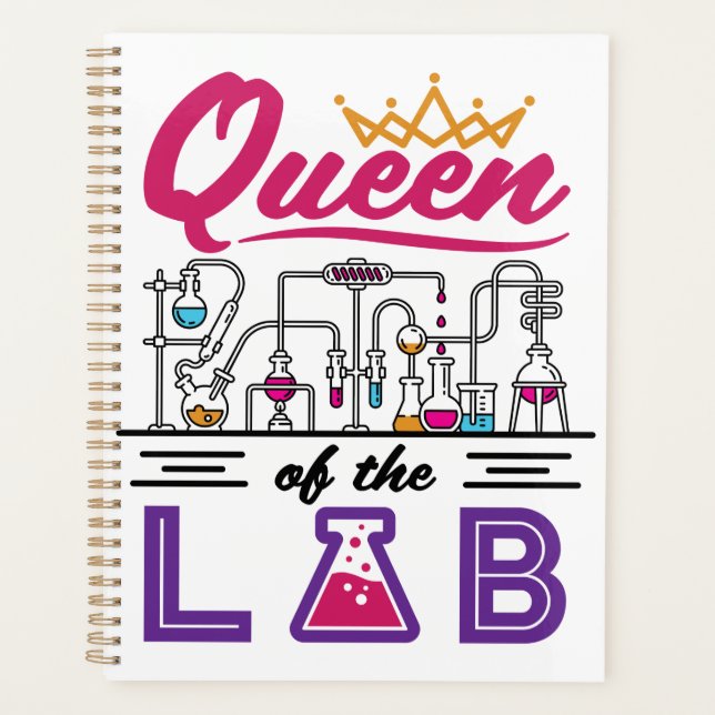 Agenda Rainha do Laboratório de Cientista (Frente)