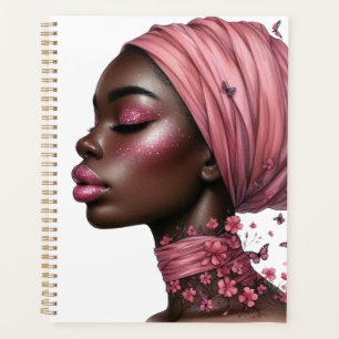 Agenda Rainha negra melanina irmã amor de aniversário