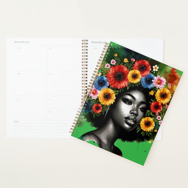 Agenda Rainha negra melanina irmã magia da pele marrom (Exibição)