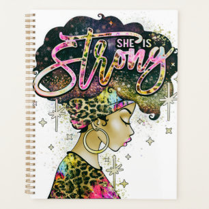 Agenda Rainha Negra Melanina Mulher Marrom Pele Sista Mag