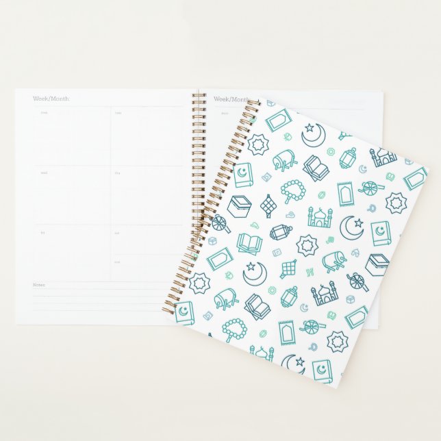 Agenda Ramadã Doodles Planner (Exibição)