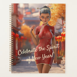 Agenda Rapariga Exótica Celebrando Ano Novo Chinês