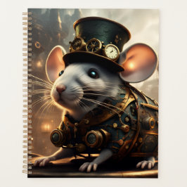 Agenda Rato e Pássaro Steampunk