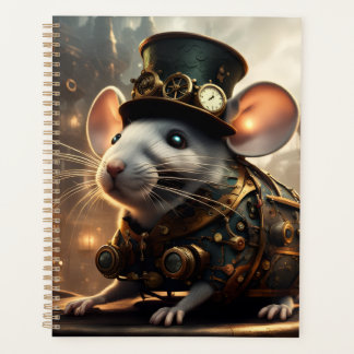 Agenda Rato e Pássaro Steampunk