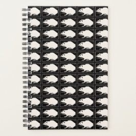 Agenda Rato preto e branco de Julie de Graag 2022