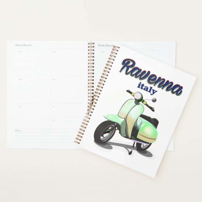 Agenda Ravenna Itália viagens vintage (Exibição)