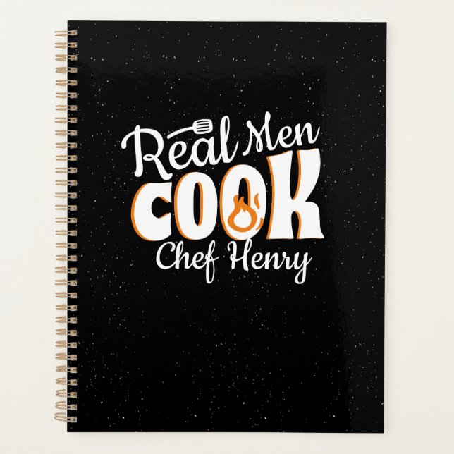 Agenda Real Men Cook (Frente)