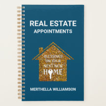 REALTOR Teal Glitter REAL ESTATE Nomeações