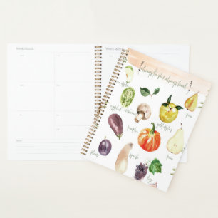Agenda Receita de Frutas e Produtos Hortícolas Vibrantes