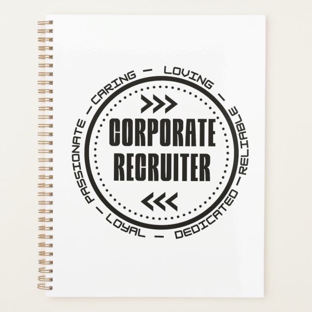 Agenda Recrutador Corporativo Incrível (Frente)