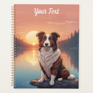 Agenda Red and White Collie by Lake
