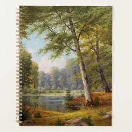 Agenda Red Deer by the Forest Pond