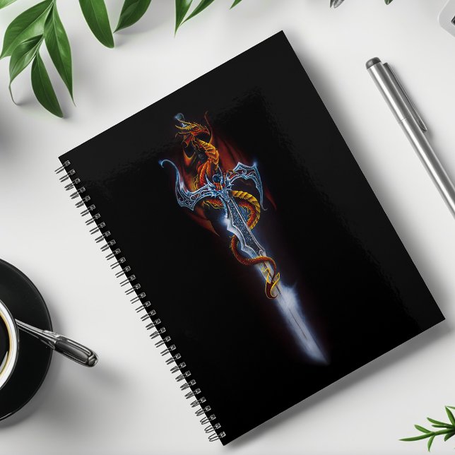 Agenda Red Dragon Sword Fantasy (Criador carregado)
