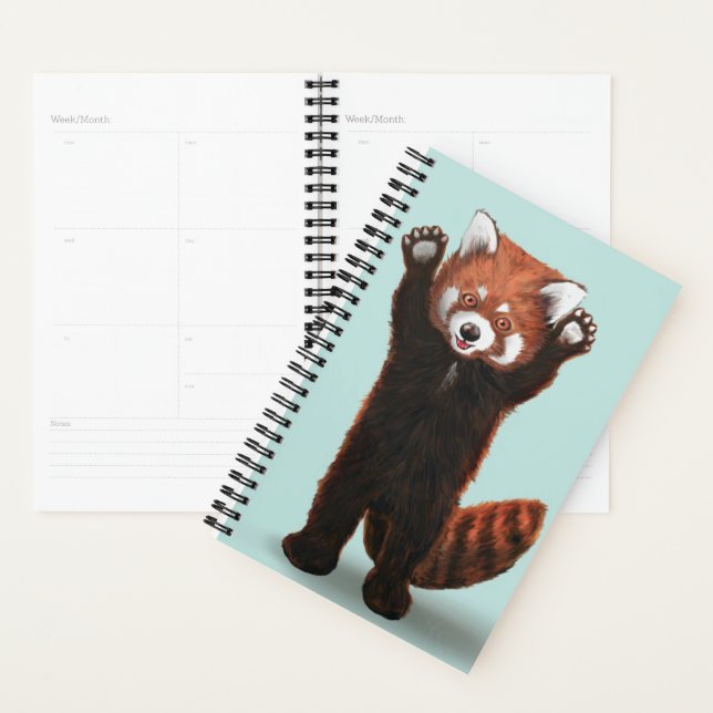 Agenda Red Panda Planner (Exibição)