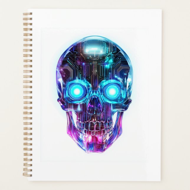 Agenda Rei Caveira Cyberpunk (Frente)