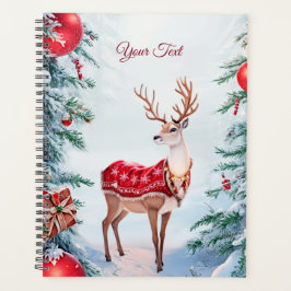Agenda Reindeer Natal Holiday