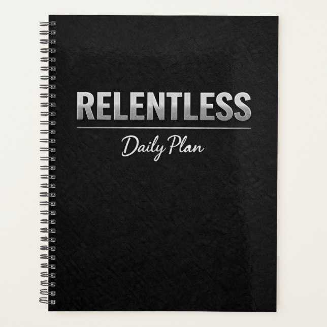 Agenda Relentless Daily Plan Planner (Frente)