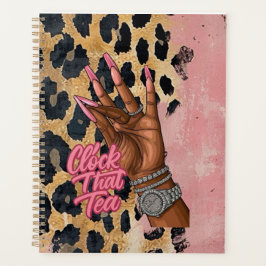 Agenda Relógio Aquele Diário De Chá