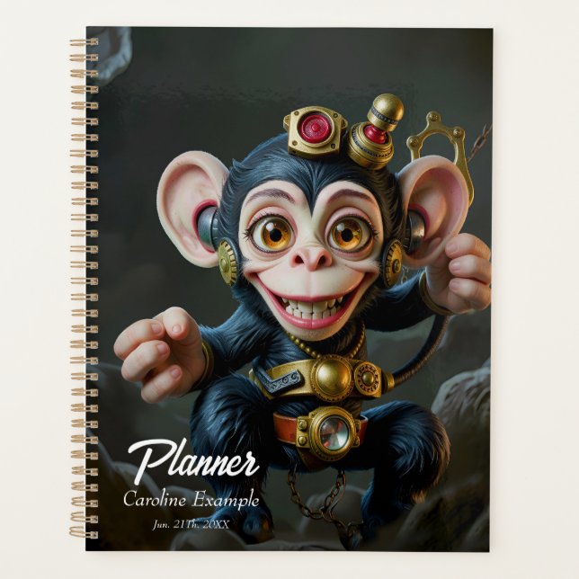 Agenda Relógio Guardião da Caverna – O Macaco Sussurrante (Frente)