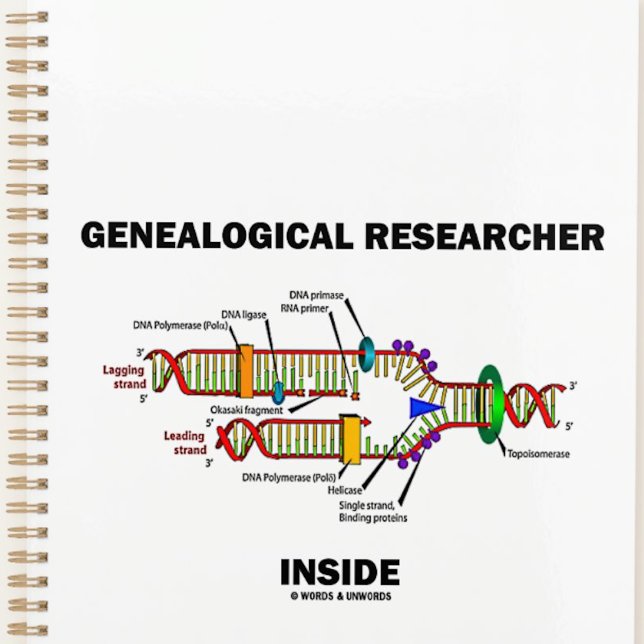 Agenda Replicação de DNA Dentro de pesquisador genealógic (DNA attitude planner for any genealogist or anyone engaged in genealogical research)