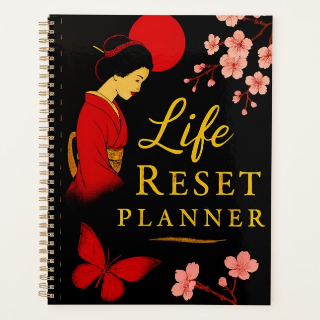 Agenda Reset your life - The Life Reset Planner  (Frente)