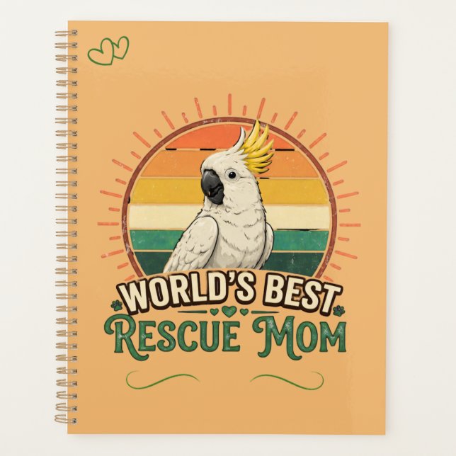 Agenda Resgate de Cacatua Mãe de Pássaros (Frente)