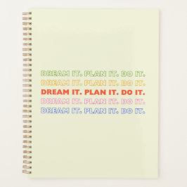 Agenda Resoluções de Ano Novo de Cotação Motivacional