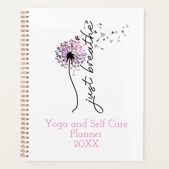 Agenda Respire Dandelion Butterfly Yoga Self Care (Frente)