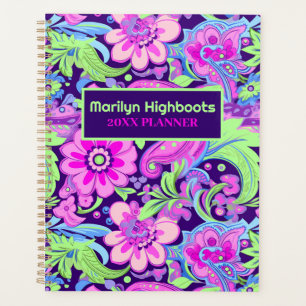 Agenda Retorna Periwinkle, rosa e Limão