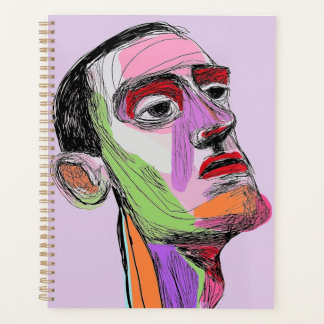 Agenda Retrato abstrato de um Homem