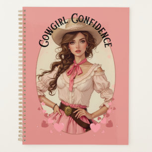 Agenda Retrato da Moda Ocidental da Coquette Cowgirl