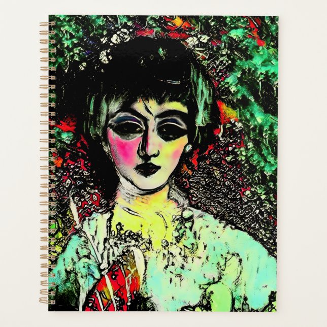 Agenda Retrato de Beleza Gótica (Frente)