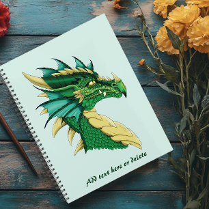 Agenda Retrato do Dragão Verde