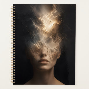 Agenda Retrato Facial Etéreo Dissolvendo Espírito Surre