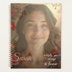 Agenda Retrato Personalizado para Ela – Presente de Foto